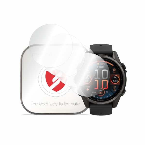 [Pachet 4x] Folie regenerabila premium Garmin Fenix 8 47mm Smart Protection Classic - Transparent