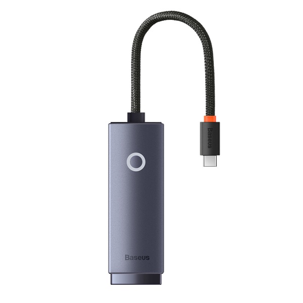 Adaptor Etherne la Type-C Baseus, 100Mbps, WKQX000213- Gri