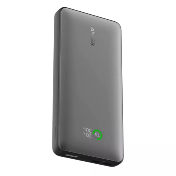Baterie Externa Anker - PowerCore 533 (A1249G11) - 2x USB-C, USB, Afișaj digital, 10000mAh, 25W - Negru
