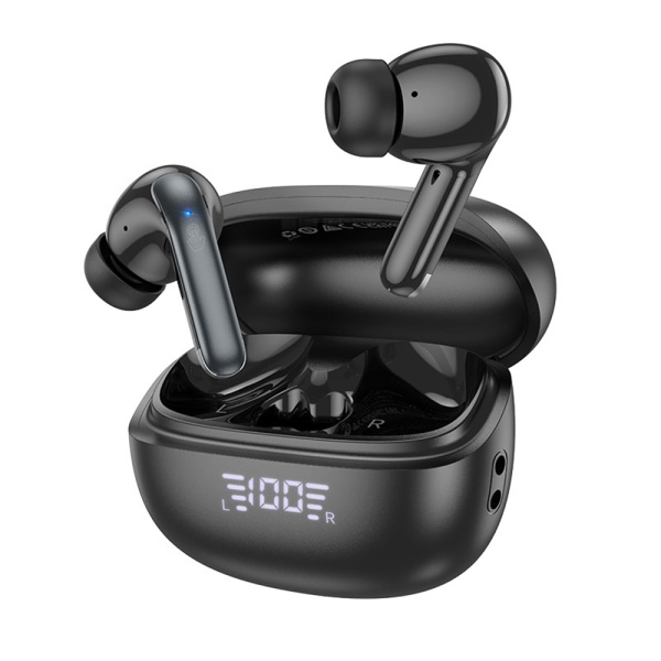 Casti Hoco wireless Energy (EQ5) - Bluetooth 5.3, True Wireless, ANC, ENC, Reducere zgomot - Negru
