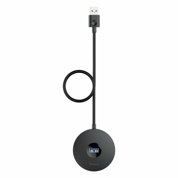 Hub, docking station USB 3.0 la USB 3.0, 3x USB 2.0 Baseus, CAHUB-U01 - Negru