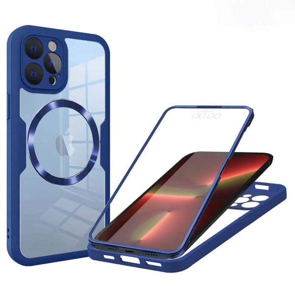 Husa 360° iPhone 13 Pro Techsuit ColorVerse - Albastru