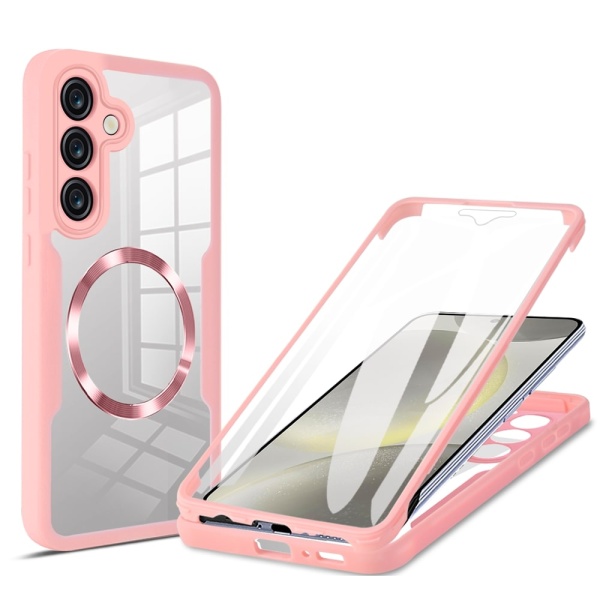 Husa 360° Samsung Galaxy S24 Plus Techsuit ColorVerse MagSafe - Roz