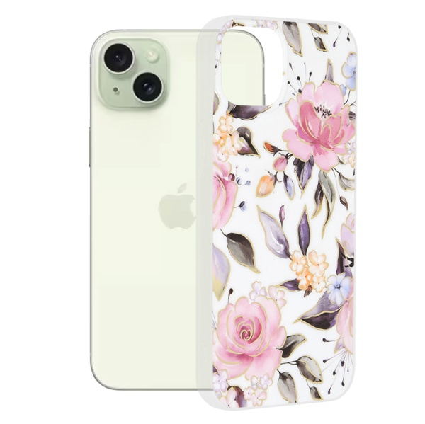 Husa Iphone 15 Plus, Chloe White