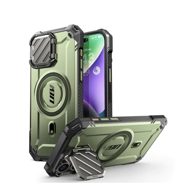 Husa iPhone 16 Pro Supcase Unicorn Beetle XT MagSafe - Verde