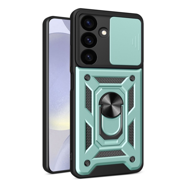 Husa Samsung Galaxy S24 Plus protectie camera Techsuit CamShield Series, Green