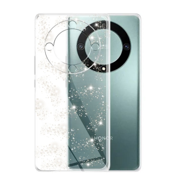 Husa sclipici Honor X9a Techsuit SparkleSkin - Transparent
