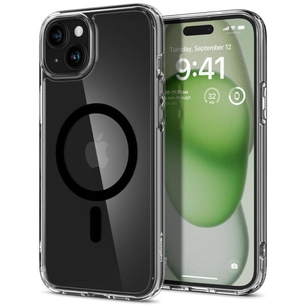 Husa Ultra Hybrid MagSafe - iPhone 15 Plus - Black
