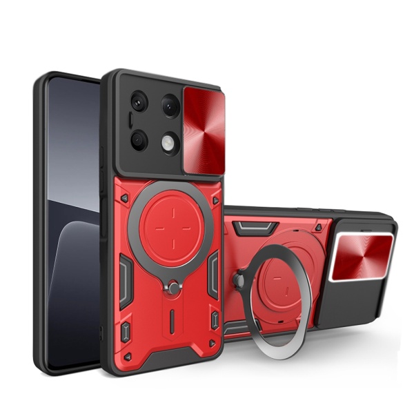 Husa Xiaomi Redmi Note 13 Pro+ 5G Techsuit CamGuard Pro - Rosu