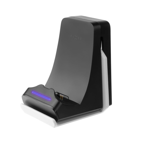 Stand Vertical, Alimentare Controller, Suport Casti - Fixed (FIXPS5-HCD-BW) - Negru