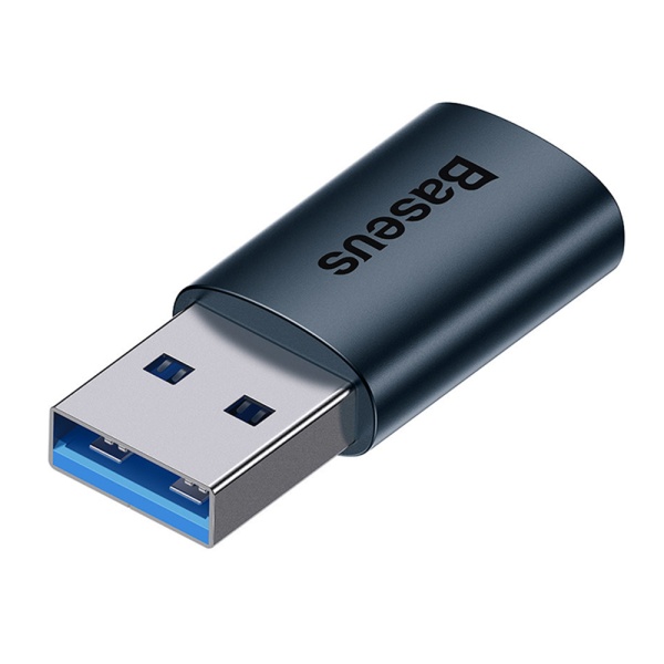 Adaptor OTG USB 3.1 la Type-C Baseus, ZJJQ000103 - Albastru