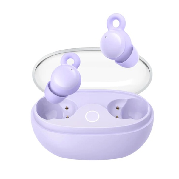 Casti JoyRoom fără fir (JR-TS3) - Bluetooth 5.3, True Wireless, Microfon, Anulare zgomot, cu mască pentru ochi - Violet