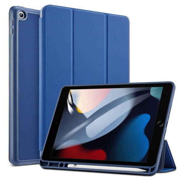 Husa iPad 7 10.2" (2019) ESR Rebound Pencil - Albastru