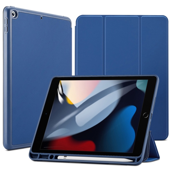 Husa iPad 8 10.2" (2020) ESR Rebound Pencil - Albastru