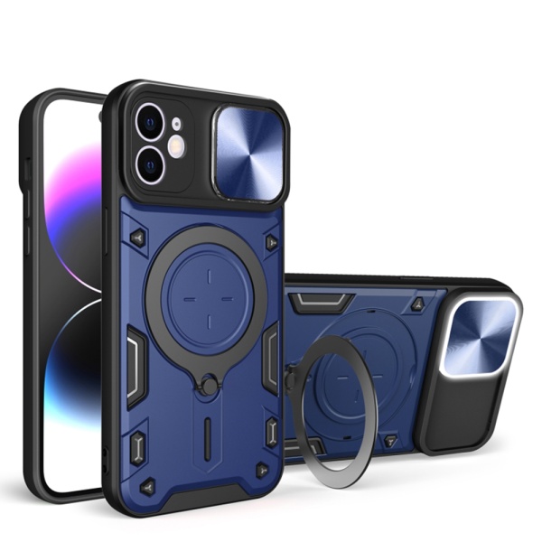 Husa iPhone 12 Techsuit CamGuard Pro - Albastru