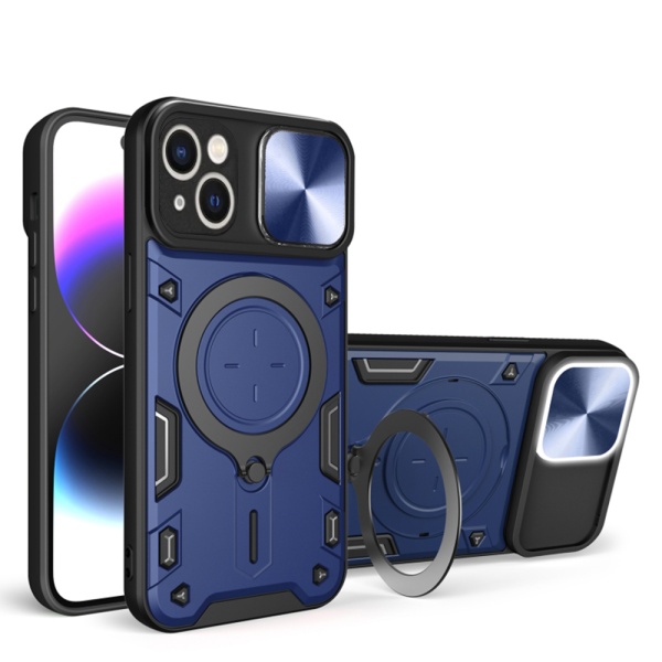 Husa iPhone 14 Techsuit CamGuard Pro - Albastru