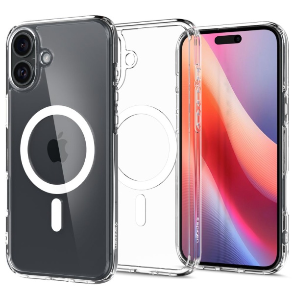 Husa iPhone 16 Plus Spigen Ultra Hybrid MagSafe - Alb