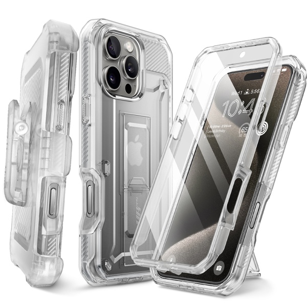 Husa iPhone 16 Pro Supcase Unicorn Beetle Pro - Transparent