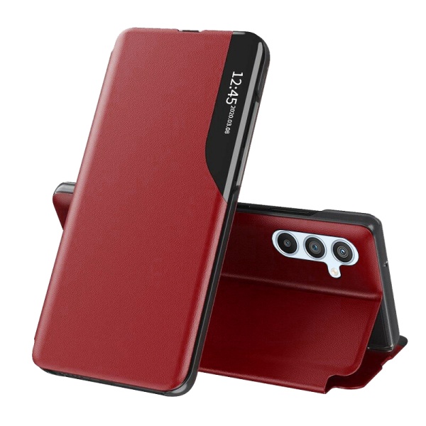 Husa Samsung Galaxy A54 Eco Leather View flip tip carte, Red