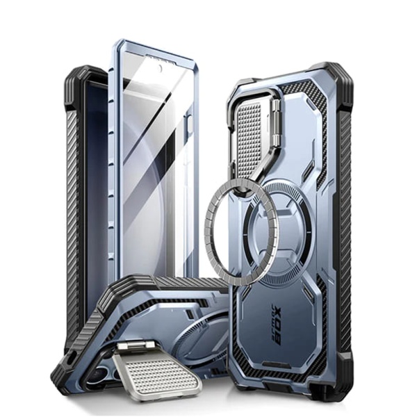 Husa Samsung Galaxy S24 Ultra, I-Blason Armorbox MagSafe- Albastru