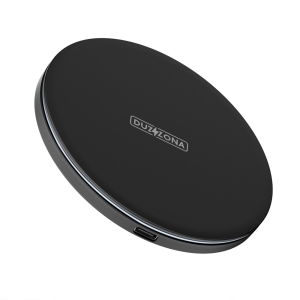 Incarcator wireless universal Type-C 15W Duzzona W8, negru