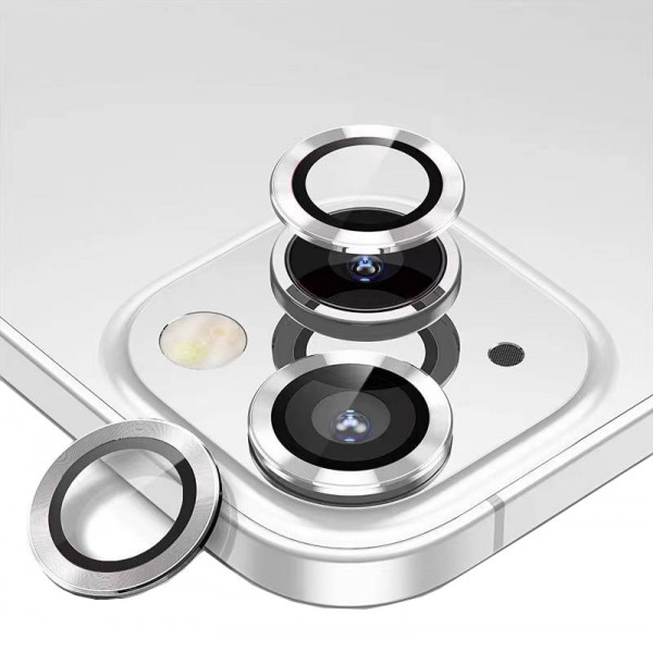 Protecție camera IPhone 15 - Silver