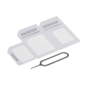 Adaptor Nano SIM, Micro SIM Techsuit Unlimited Innovation - Alb - Img 2
