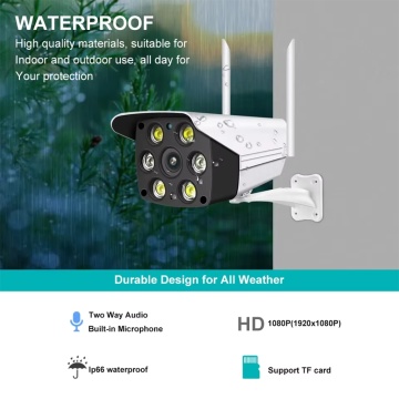 Camera de supraveghere waterproof Techsuit, V380 PRO, K6 - Alb - Img 4