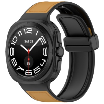 Curea Samsung Galaxy Watch Ultra 47mm Techsuit, W056 - Galben - Img 1