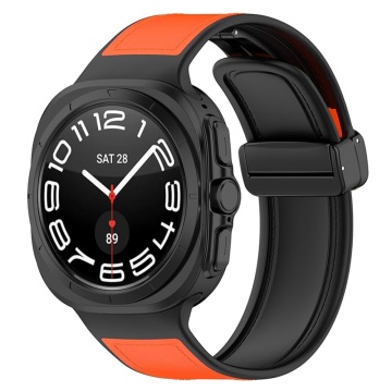 Curea Samsung Galaxy Watch Ultra 47mm Techsuit, W056 - Portocaliu - Img 1