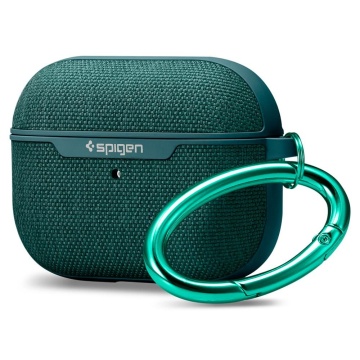 Husa Apple AirPods Pro Spigen Urban Fit cu holder metalic - Verde - Img 2