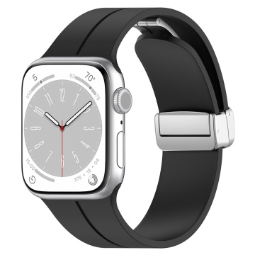 Husa Apple Watch 1/2/3/4/5/6/7/8/9/10/SE/SE 2 (38/40/41/42mm) Techsuit W011 - Negru - Img 5
