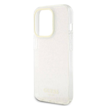 Husa Guess Hardcase IML Faceted Mirror Disco Iridescent iPhone 15 Pro Max GUHCP15XHDECMP - Roz - Img 2