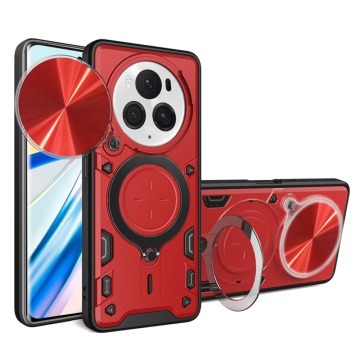 Husa Honor Magic6 Pro Techsuit CamGuard Pro - Rosu - Img 1