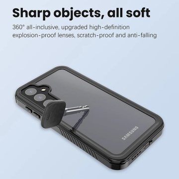Husa impermeabila Samsung Galaxy A55 5G ShellBox Waterproof IP68 - Negru - Img 6