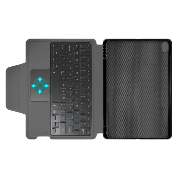 Husa iPad Air 4 (2020)/Air 5 (2022)/Air 11 (2024) -Techsuit - KeyTab Pro (cu tastatură fără fir RGB/suport stilou) - Negru (Copy 8) - Img 6