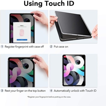 Husa iPad Air 5 (2022) ESR Rebound Slim - Roz - Img 5