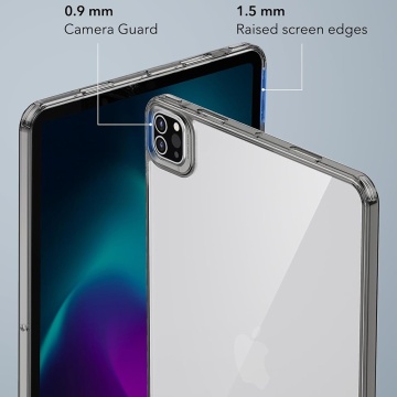 Husa iPad Pro 11 (2024), Clear Black - Img 2