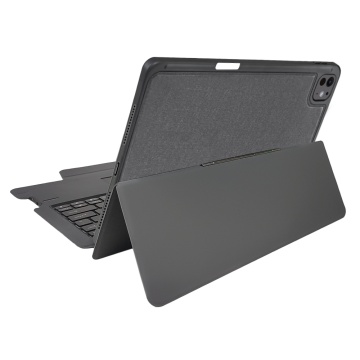 Husa iPad Pro 13 (2024) -Techsuit - KeyTab Pro (cu tastatură fără fir RGB/suport stilou) - Negru - Img 2