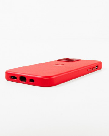 Husa Iphone 12 din piele naturala Rosie MagSafe - Img 2