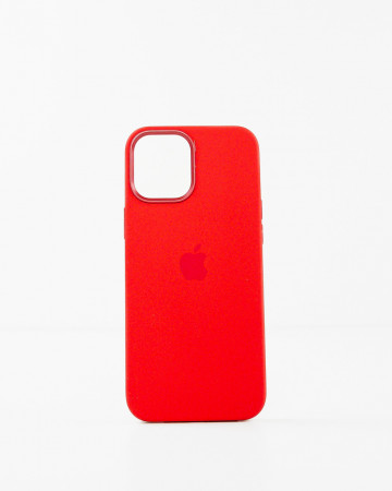 Husa Iphone 12 Pro Max din silicon Rosu MagSafe - Img 1