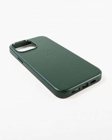 Husa Iphone 13 Pro Max din piele naturala Verde MagSafe - Img 4