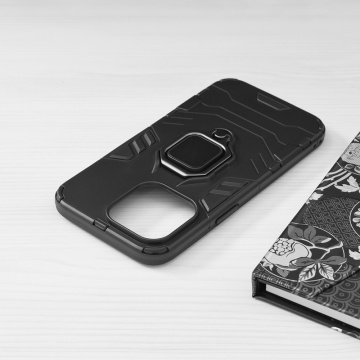 Husa Iphone 13 Pro Techsuit - Silicone Shield, Negru - Img 4