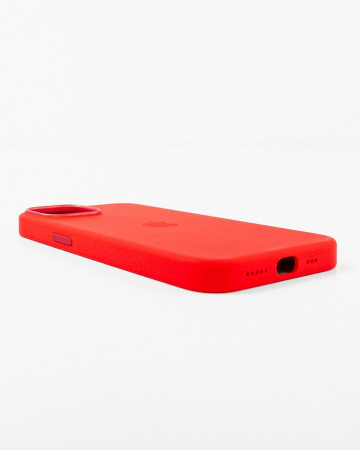 Husa Iphone 14 din silicon Rosu MagSafe - Img 4
