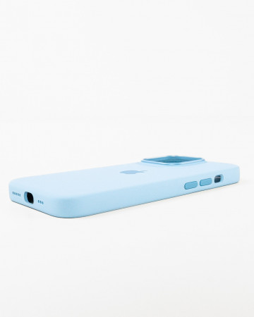 Husa Iphone 14 Pro din silicon Albastru Sky MagSafe - Img 2