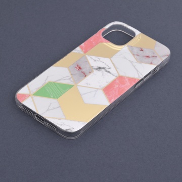 Husa Iphone 14 Pro Max Techsuit - Marble Series, Purple Hex - Img 5