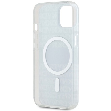 Husa iPhone 15 Plus - DKNY IML Mono & Stripe MagSafe (DKHMP15MHRHSEK) - Black - Img 6