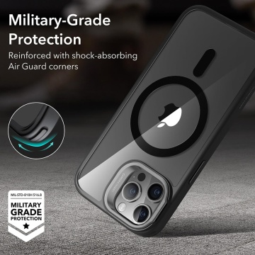 Husa iPhone 15 Pro Max - Clear Black - Img 4