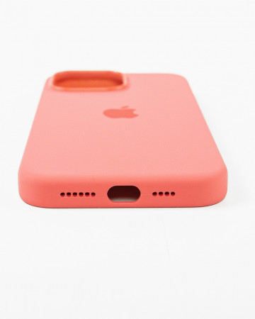 Husa Iphone 15 Pro Max din silicon Rosie MagSafe - Img 3
