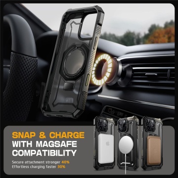 Husa iPhone 16 Pro Max Supcase Unicorn Beetle Defender - Negru - Img 5